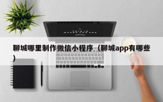 武威聊城哪里制作微信小程序（聊城app有哪些）