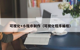 武威可视化+小程序制作（可视化程序编程）